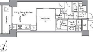 レジディア水道橋の間取り画像