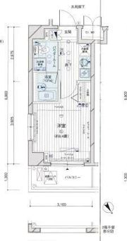 メインステージ押上Ⅲの間取り画像