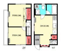 音羽2丁目テラスハウスの間取り画像