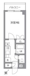 ハニーコートの間取り画像