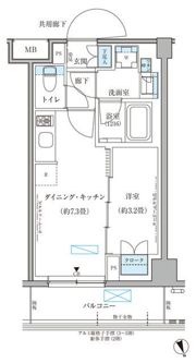 パークアクシス文京本郷の間取り画像