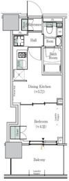 ONE ROOF RESIDENCE NISHINIPPORIの間取り画像