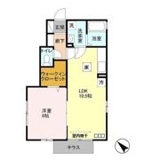 アネックスツイン Aの間取り画像