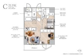 S－RESIDENCE浅草clarityの間取り画像
