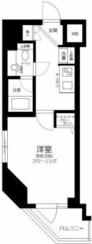 Casa Splendido Toranomon Estの間取り画像