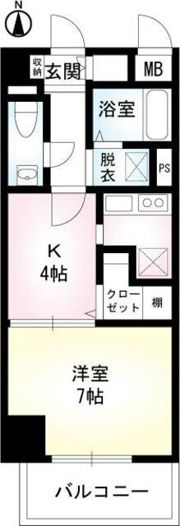 アベニュー白河の間取り画像