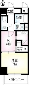 アベニュー白河の間取り画像
