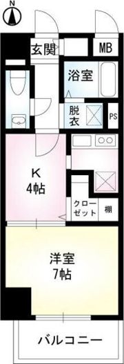 アベニュー白河の間取り画像