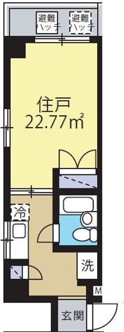 ハナブサマンションの間取り画像