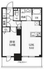 PEAKS神田の間取り画像