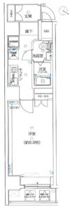 ラ・シード東神奈川駅前の間取り画像