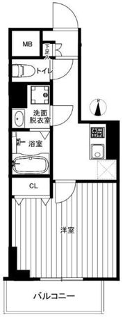 パレスシンシア江東橋の間取り画像