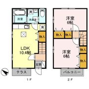 ヴェルジェ・メゾン B棟の間取り画像