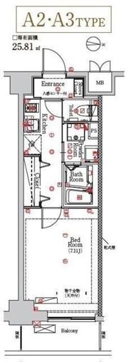 MAXIV住吉の間取り画像
