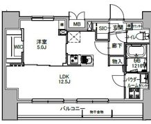 S-RESIDENCE八丁堀unaの間取り画像