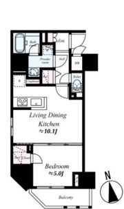 ハーモニーレジデンス浅草＃002の間取り画像