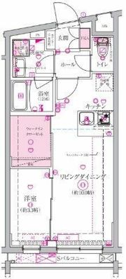 ベルシードステアー西早稲田の間取り画像