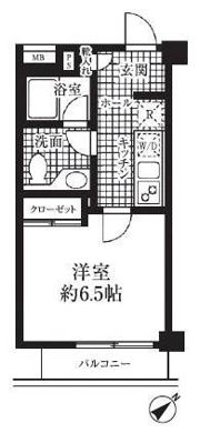 HF銀座レジデンスの間取り画像
