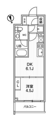 ALTERNA浅草の間取り画像