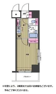 トーシンフェニックス日本橋三越前（敷なし礼0．5 禁煙）の間取り画像