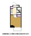 レジディア文京本郷2 (敷無し礼0.5)の間取り画像