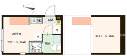 ソラニア上井草の間取り画像