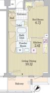 PRIME URBAN 東中野 COURTの間取り画像