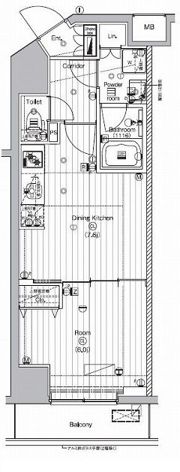 PREMIUM CUBE 代々木上原の間取り画像