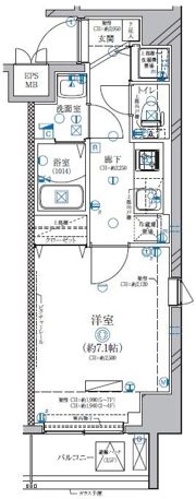 ディアレイシャス両国の間取り画像