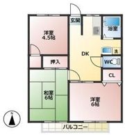 代ハイツの間取り画像