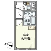 オリエントマンション品川の間取り画像