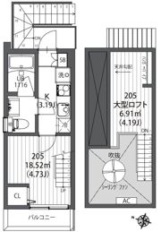 クラソ仙川の間取り画像