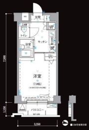 リヴシティ新宿弐番館の間取り画像