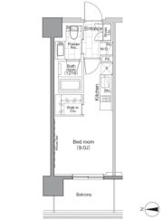 パークハビオ芝浦の間取り画像