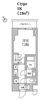 レジディア日本橋馬喰町Ⅱの間取り画像