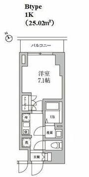 レジディア日本橋馬喰町Ⅱの間取り画像