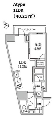 レジディア日本橋馬喰町Ⅱの間取り画像
