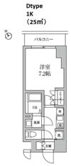 レジディア日本橋馬喰町Ⅱの間取り画像