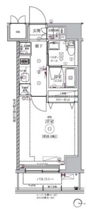 RELUXIA両国緑4丁目の間取り画像