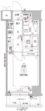 RELUXIA両国緑4丁目の間取り画像