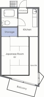 リーベ佐伯Iの間取り画像