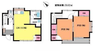 伊奈町小室 中古戸建住宅の間取り画像