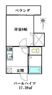 パールハイツの間取り画像