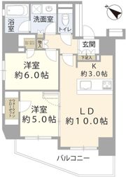 シェフルール文京茗荷谷の間取り画像