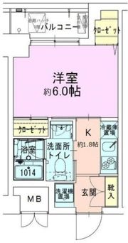 門前仲町レジデンス弐番館の間取り画像