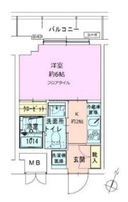 門前仲町レジデンス弐番館の間取り画像