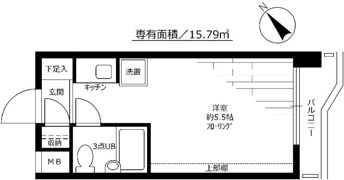 勝鬨ハイデンスの間取り画像