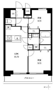 アーバンパーク浅草Ⅱの間取り画像