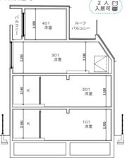 蔵創洗足池mewの間取り画像