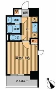 プライムアーバン門前仲町の間取り画像